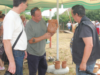 Sa novinarima Ivicom Galovićem i Franjom Lepanom