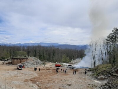 Silvanus: Demonstrirano gašenje šumskog požara Silvanus: Demonstrirano gašenje šumskog požara