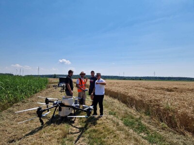 Sjetva dronovima u Strizivojni