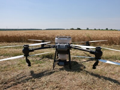 Sjetva dronovima u Strizivojni