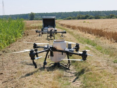 Sjetva dronovima u Strizivojni