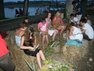 Izrada vjenčića od slame