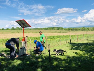 Solarni električni pastir za zaštitu stada