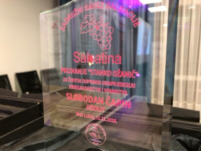 Slobodan Čapin prima priznanje "Stanko Ožanić" Slobodan Čapin prima priznanje "Stanko Ožanić"
