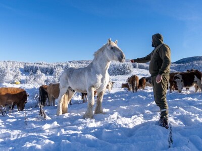 Snježna idila u Lici