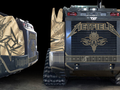 Specijalni Case utovarivač inspiriran frontmenom Metallice