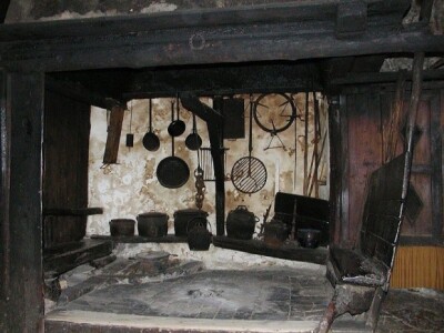 Staro originalno ognjište u glagoljaškom samostanu Pustinja Blaca