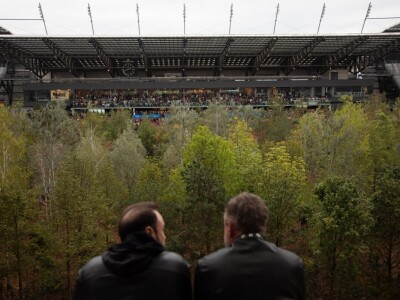 Šuma izrasla na stadionu u Klagenfurtu Šuma izrasla na stadionu u Klagenfurtu