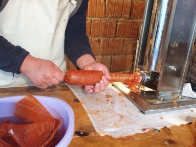 Svinjokolja na OPG Rastija