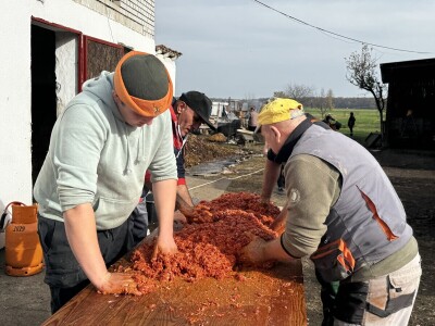 Svinjokolja u Posavskim Podgajcima 2025.