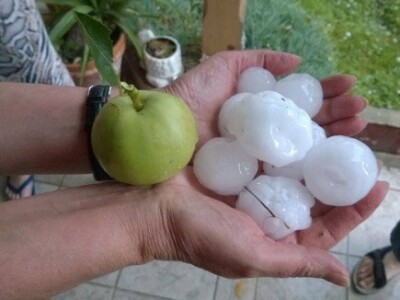 Tuča veličine jabuke Tuča veličine jabuke