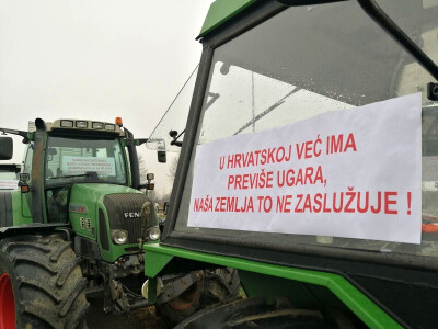 U Čakovcu održan mirni prosvjed poljoprivrednika iz Međimurske i Varaždinske županije