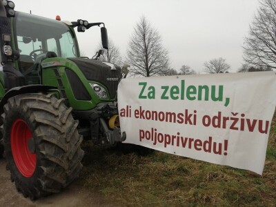 U Čakovcu održan mirni prosvjed poljoprivrednika iz Međimurske i Varaždinske županije