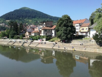 Ulov ribe udicom na plovak na Fojnici