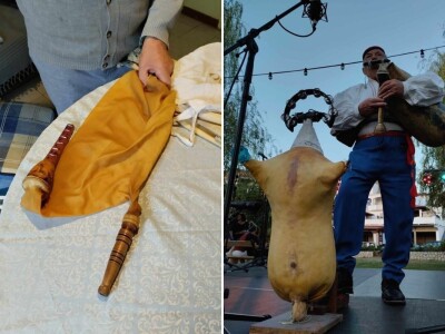 Anđelko Brna i tradicijsko glazbalo mih Anđelko Brna i tradicijsko glazbalo mih