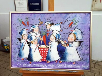 varaždinski likovni umjetnici slikali su na varaždinskom placu varaždinski likovni umjetnici slikali su na varaždinskom placu