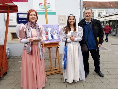 varaždinski likovni umjetnici slikali su na varaždinskom placu varaždinski likovni umjetnici slikali su na varaždinskom placu