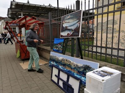 varaždinski likovni umjetnici slikali su na varaždinskom placu varaždinski likovni umjetnici slikali su na varaždinskom placu