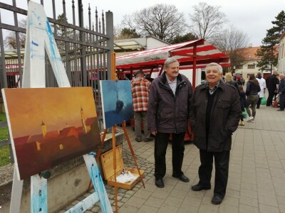 varaždinski likovni umjetnici slikali su na varaždinskom placu varaždinski likovni umjetnici slikali su na varaždinskom placu