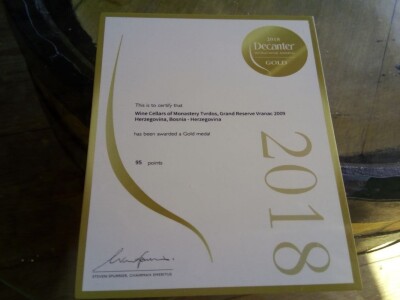 Vina manastira Tvrdoš