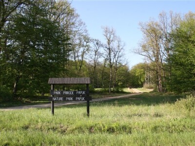 Kod Kutjeva, ulaz u Park prirode Papuk