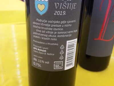 Vino od višnje OPG-a Bošnjak