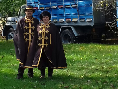 Mijo i Marija u svečanim uniformama