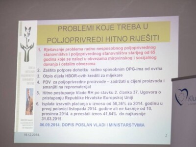 Zahtjevi poljoprivrednika