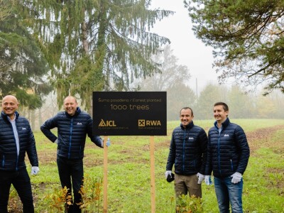 Zaposlenici tvrtke RWA Hrvatska i ICL-a posadili hektar šume