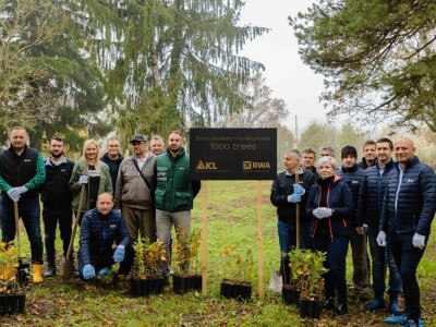 Zaposlenici tvrtke RWA Hrvatska i ICL-a posadili hektar šume