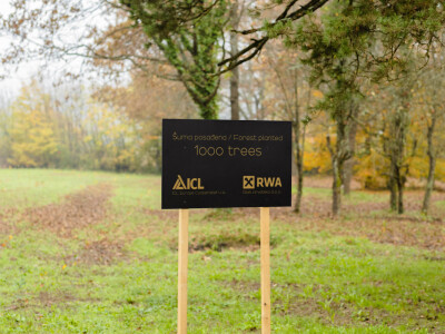 Zaposlenici tvrtke RWA Hrvatska i ICL-a posadili hektar šume