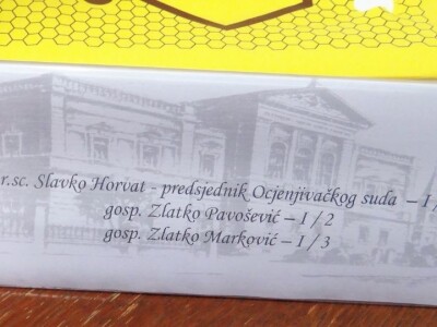 ZAVRŠENO OCJENJIVANJE 23. SORTNIH VRSTA MEDA U HGK ŽK OSIJEK!