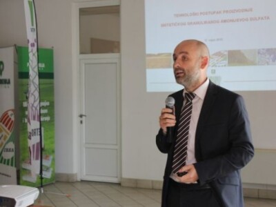 izlaganje o tehnološkom postupku proizvodnje sintetičkog granuliranog amonijevog sulfata