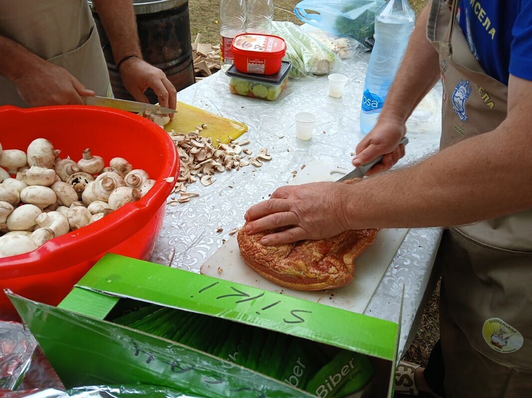 Priprema čorbe od škembića