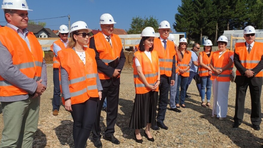 Mjera 7: Ministrica Vučković otvorila radove na gradnji dječjeg vrtića vrijedne 9,2 milijuna kuna