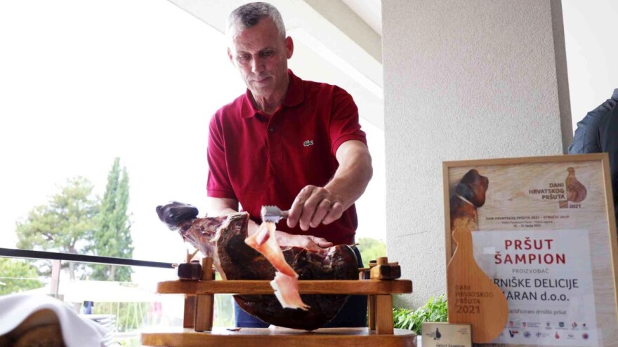 Pršut Drniških delicija Maran šampion Dana hrvatskog pršuta