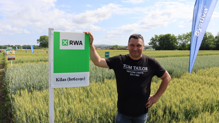 Pokus ozime pšenice: RWA sorte kod Alena Šopara blizu 9 t/ha