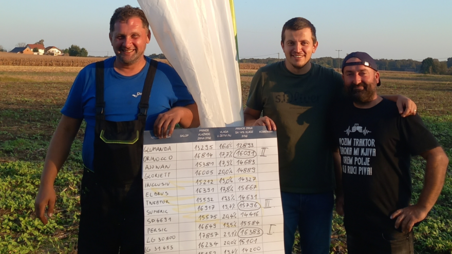 Prosječan prinos kukuruza kod Davora Miklina blizu 15 tona po hektaru