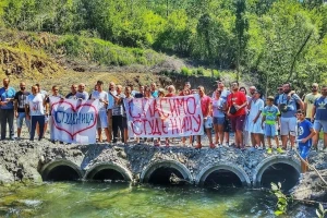 Protest meštana na reci Studenici: Zaustavite gradnju MHE