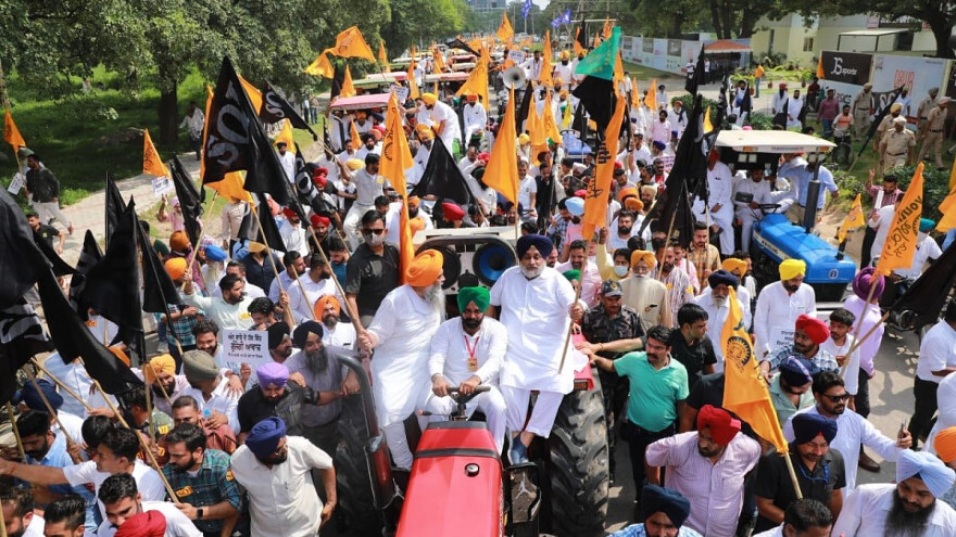 Incident na poljoprivrednom prosvjedu u Indiji - osmero mrtvih