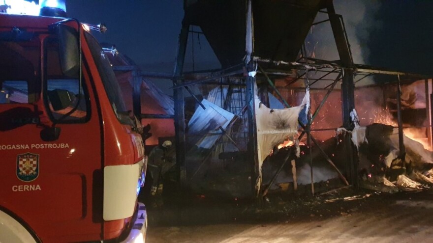 Buknuo požar na pilani - procijenjena šteta oko dva milijuna kuna