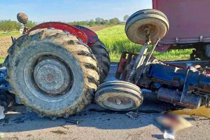 Teška nesreća u Janji: Traktor prepolovljen od siline udara