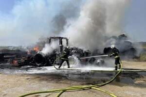 U požaru izgorio traktor vrijedan 250 tisuća eura