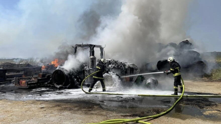 U požaru izgorio traktor vrijedan 250 tisuća eura