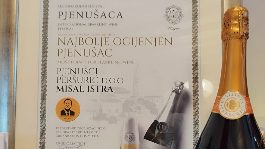 Misal Istra šampion je ovogodišnjeg Međunarodnog festivala pjenušca
