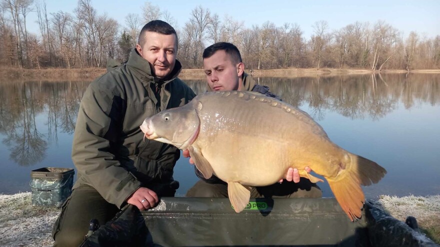 Karlo i Damir "savladali" kapitalca iz jezera Laminci