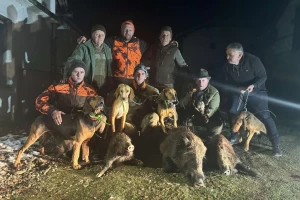 Jednim metkom dvoje prasadi, s drugim opaljenim pao i vepar