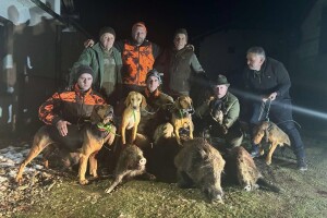 Jednim metkom dvoje prasadi, s drugim opaljenim pao i vepar
