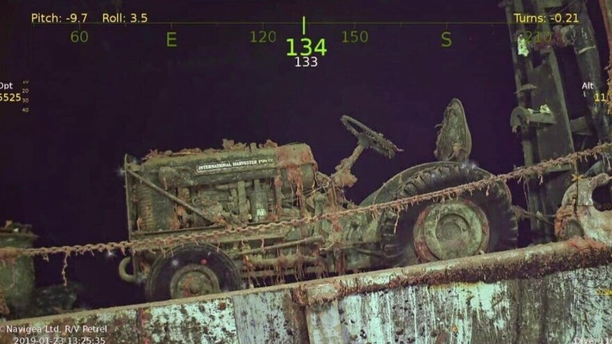 Traktor iz 1941. pronađen na dnu Tihog okeana