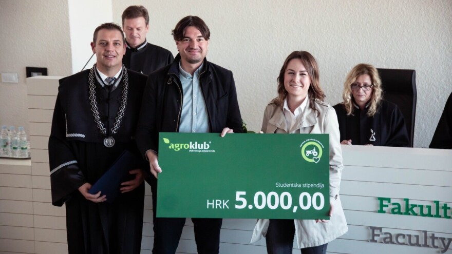 Matea Kopić dobitnica je ovogodišnje stipendije Agrokluba